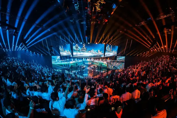 Esports Nations Cup 2026 main stage at Esports World Cup, Riyadh.