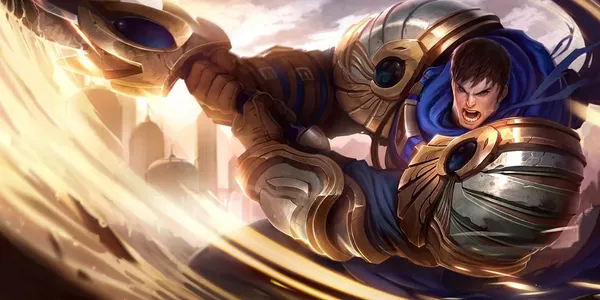 Garen, the Might of Demacia — LoL champion popular with Silver and Gold players. Official Riot Games artwork.