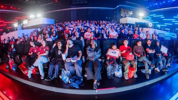 Game Changers NA 2026 Stage 2 LAN Finals banner at Riot Games Arena.