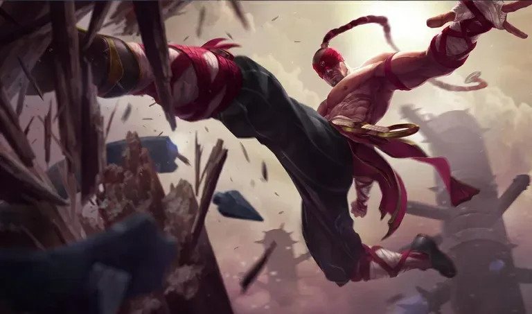 Lee Sin, signature champion of LYON jungler Inspired during the LCS Spring 2026 Playoffs.
