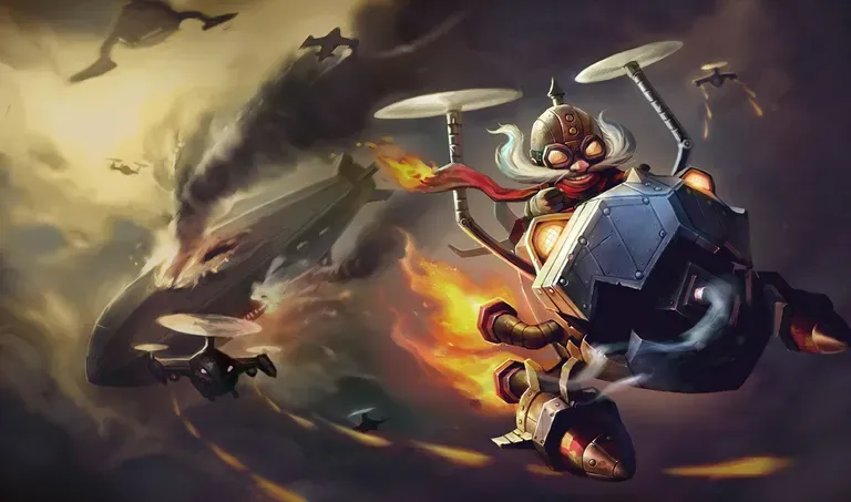 Corki, one of Faker signature champions in T1 and a staple of Korean pro play.