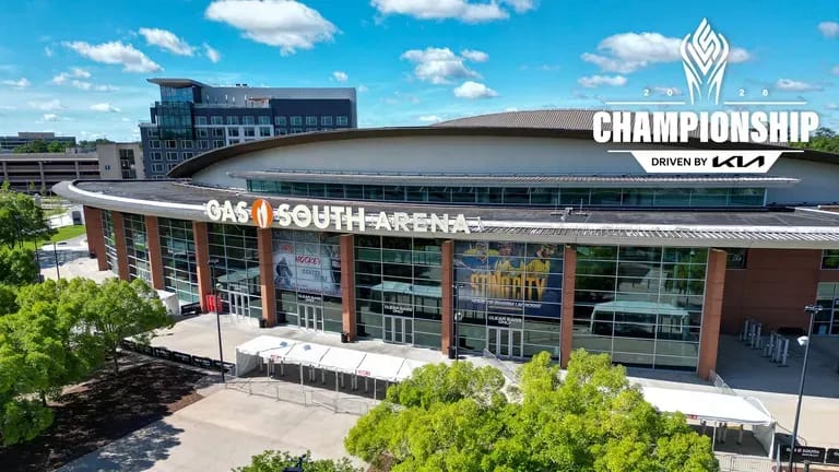LCS Championship 2026 at Gas South Arena in Atlanta, Georgia, October 3-4.