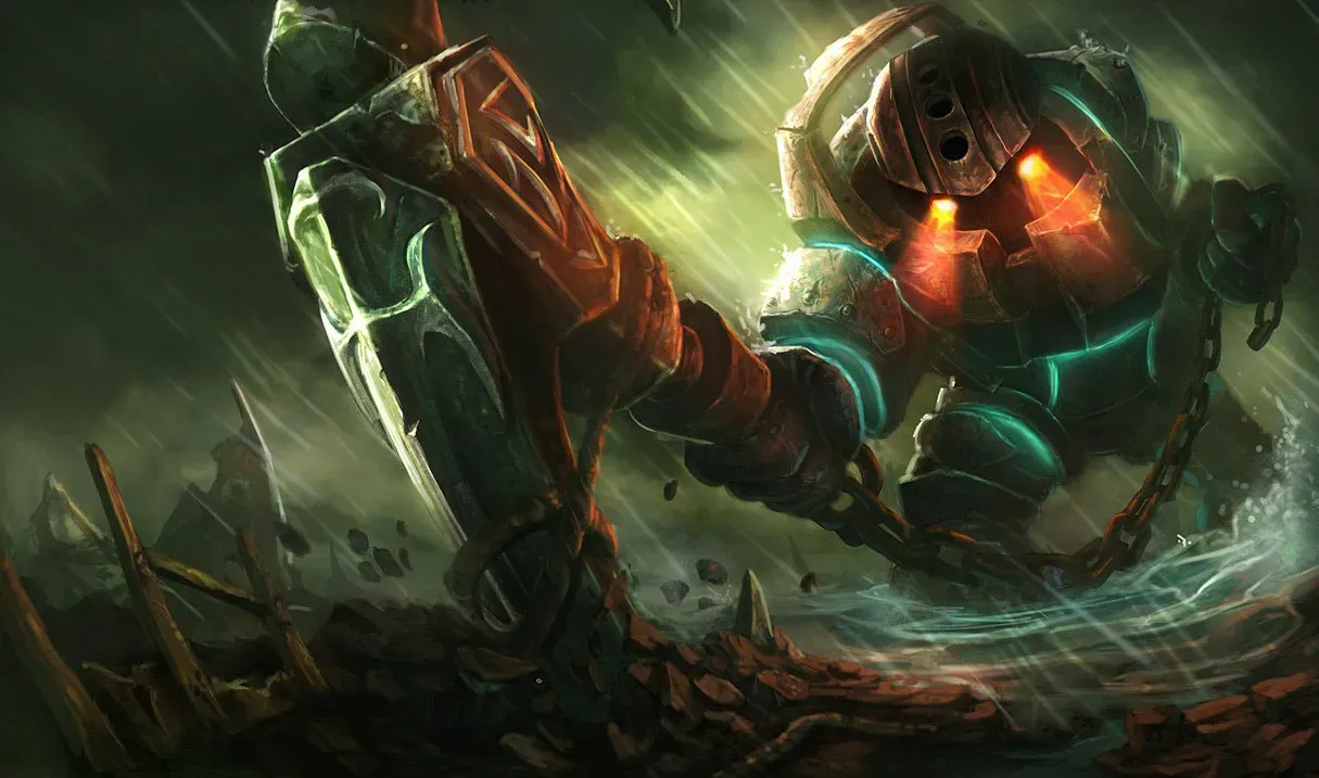 Nautilus, the dominant tank support champion in LoL Patch 26.11.