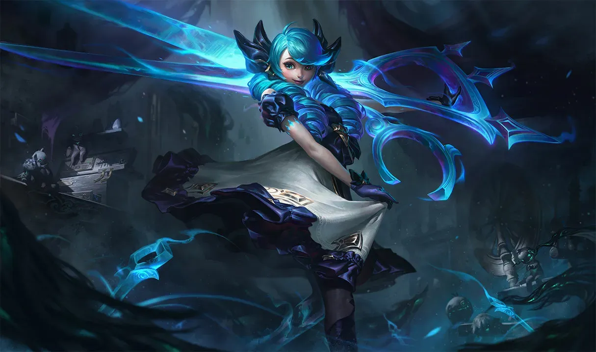 Gwen champion splash art. LoL Patch 26.16 tier list.