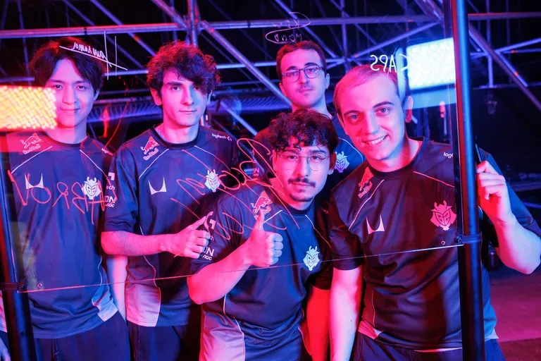 LYON Esports vs G2 at MSI 2026 Bracket Stage.