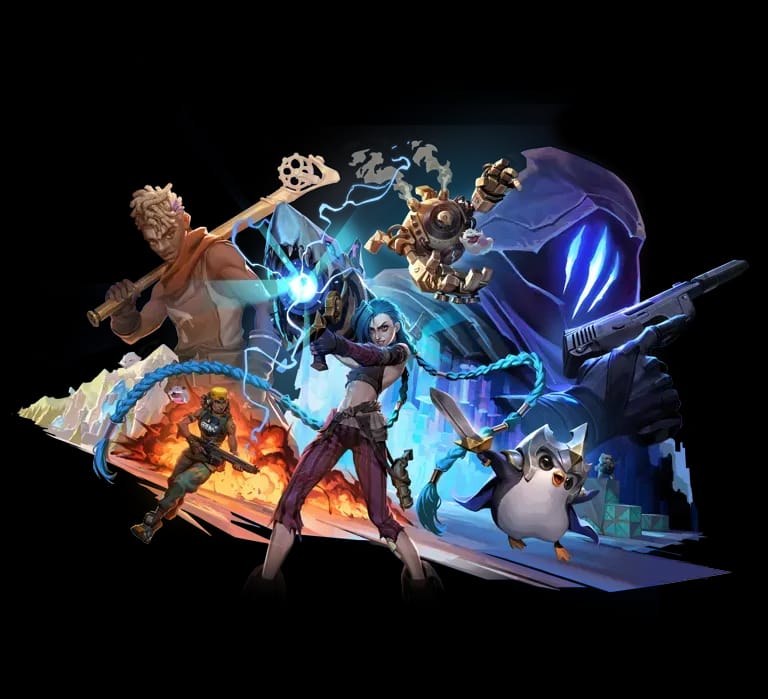 Riot Games key visual for the Community Pact, featuring VALORANT agents.